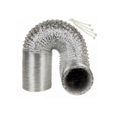 4 Inch X 5 Feet Metallic Ducting